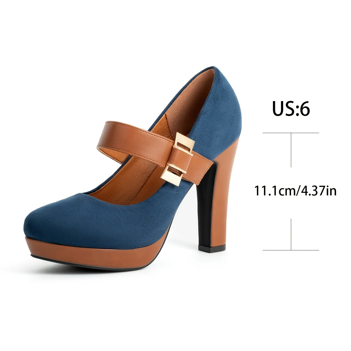 Escarpins Mary Jane à talons hauts pour femme, style élégant soirée et bureau - Image 6