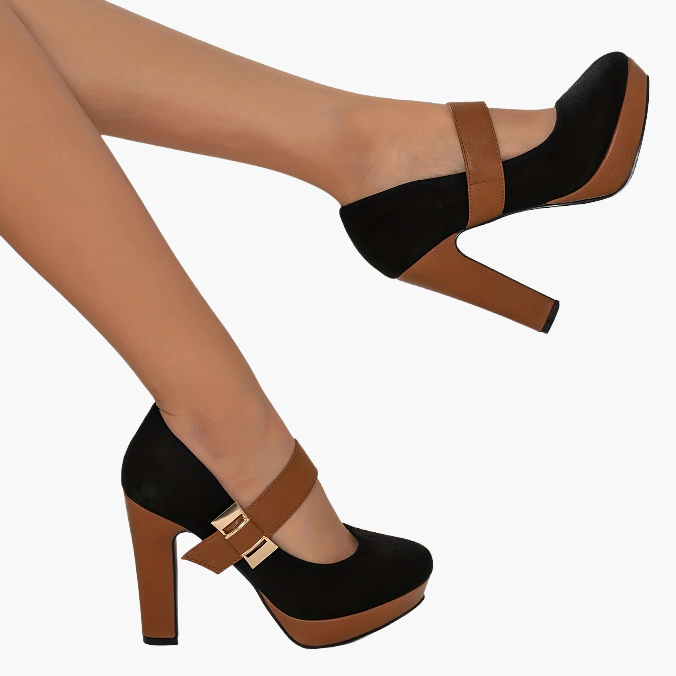Escarpins Mary Jane à talons hauts pour femme, style élégant soirée et bureau - Image 8