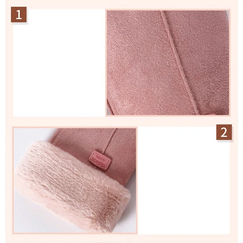 Gants d'hiver pour femmes, style élégant, chauds et résistants pour écran tactile - Image 2