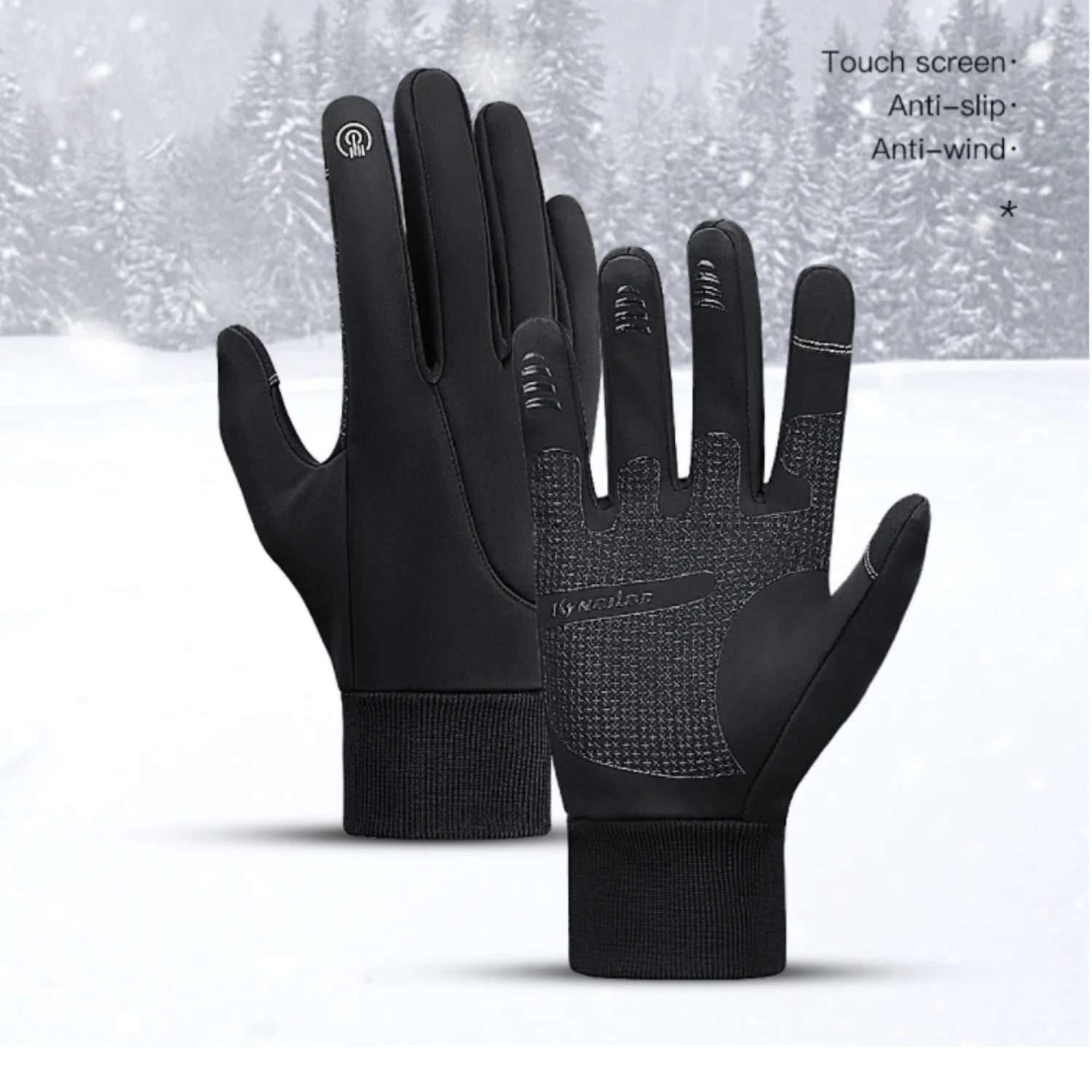 Gants Tactiles d'Hiver Unisexe pour Smartphone – Coupe-Vent et Imperméables, Idéals Activités Extérieures - Image 5