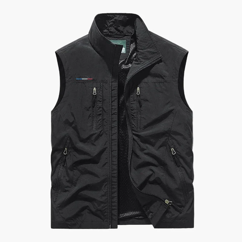 Gilet cargo sans manches style outdoor pour homme - polyvalent et léger - Image 2