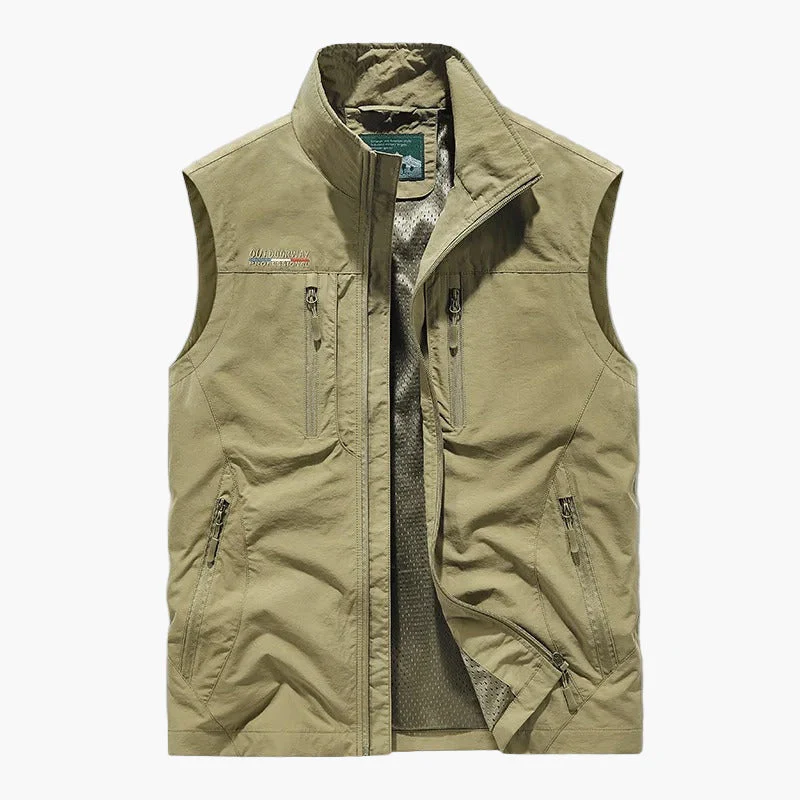 Gilet cargo sans manches style outdoor pour homme - polyvalent et léger - Image 4
