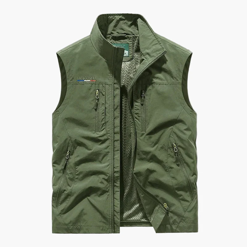 Gilet cargo sans manches style outdoor pour homme - polyvalent et léger - Image 5