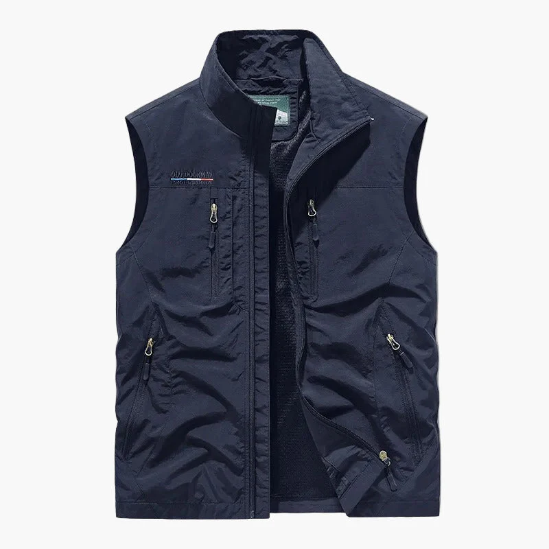 Gilet cargo sans manches style outdoor pour homme - polyvalent et léger - Image 6