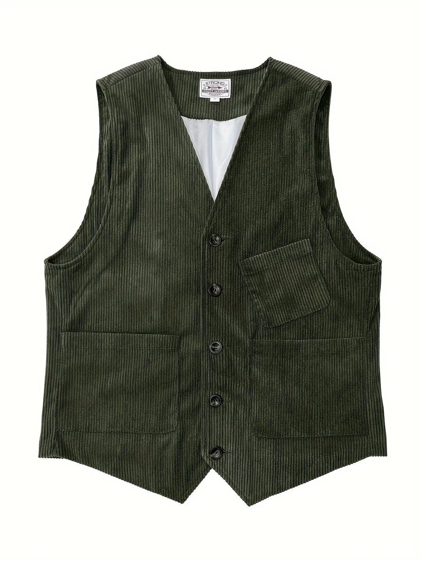 Gilet Homme Élégant Style Vintage Décontracté pour Travail et Loisirs - Image 2