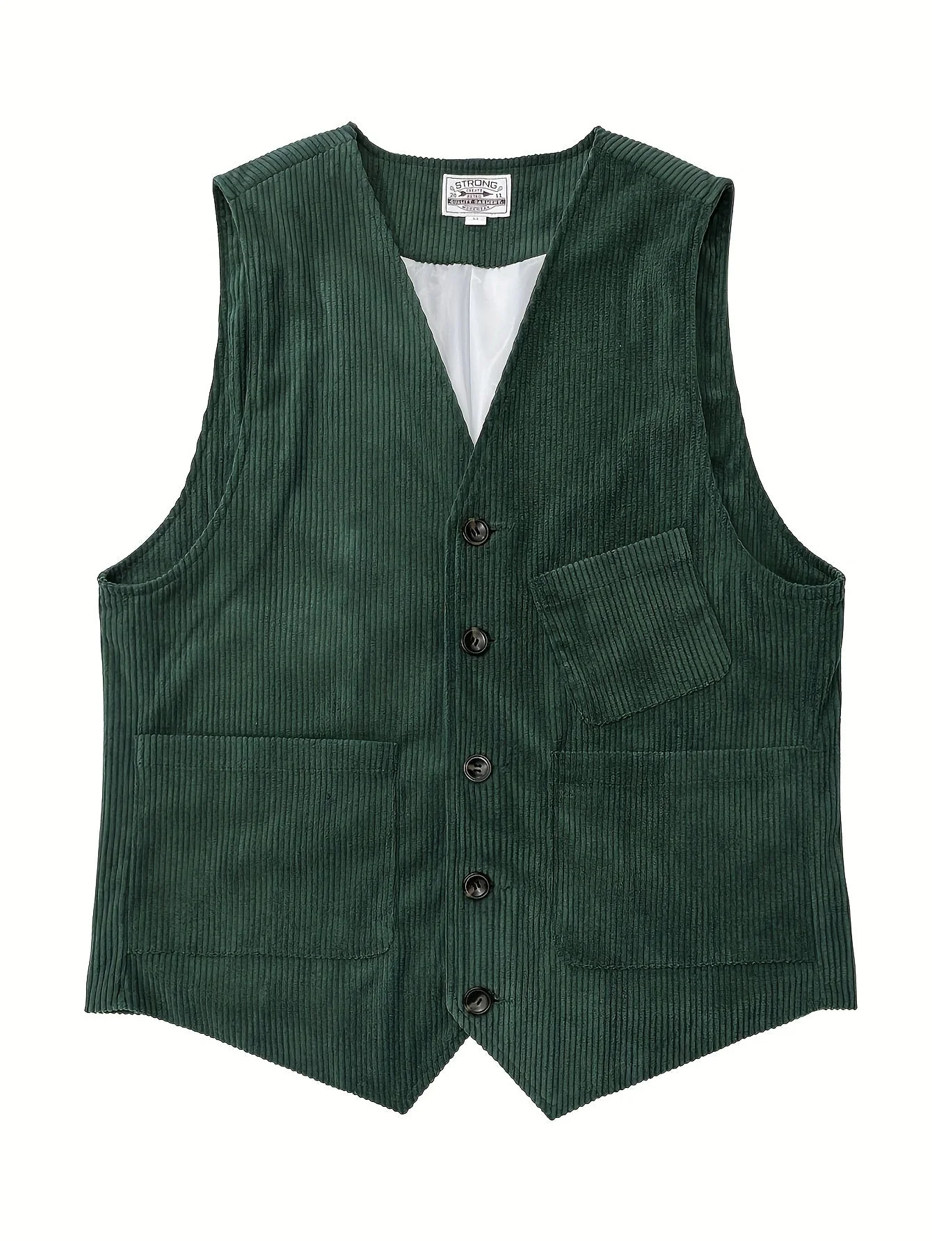 Gilet Homme Élégant Style Vintage Décontracté pour Travail et Loisirs - Image 4