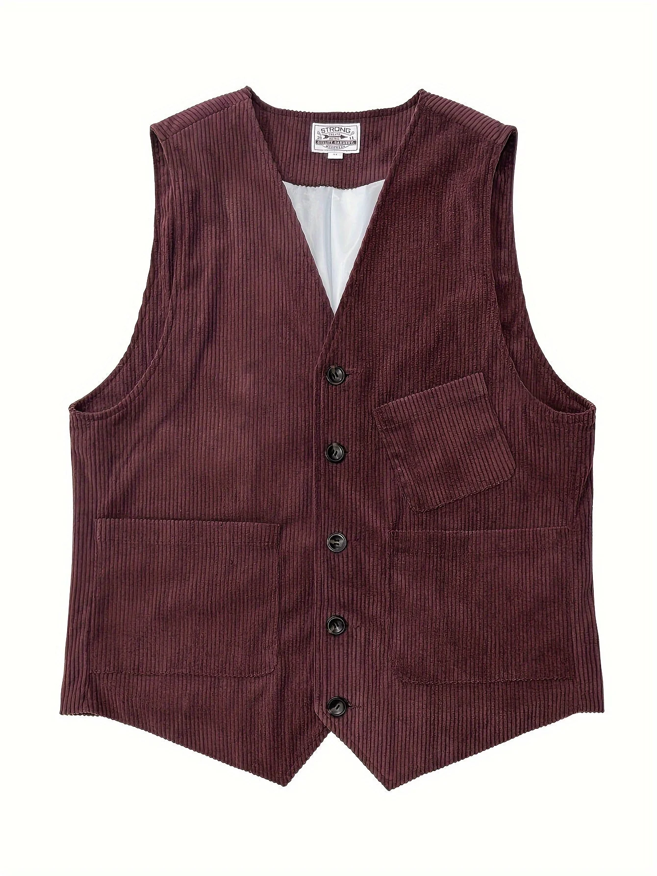 Gilet Homme Élégant Style Vintage Décontracté pour Travail et Loisirs - Image 5