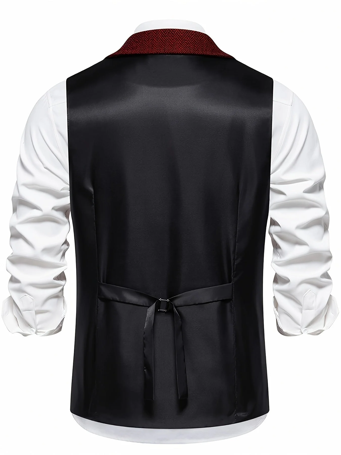 Gilet Homme Élégant Style Vintage pour Tenue Habillée ou Décontractée - Image 2