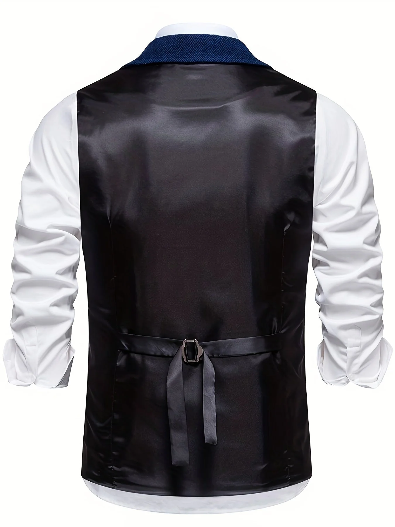 Gilet Homme Élégant Style Vintage pour Tenue Habillée ou Décontractée - Image 3