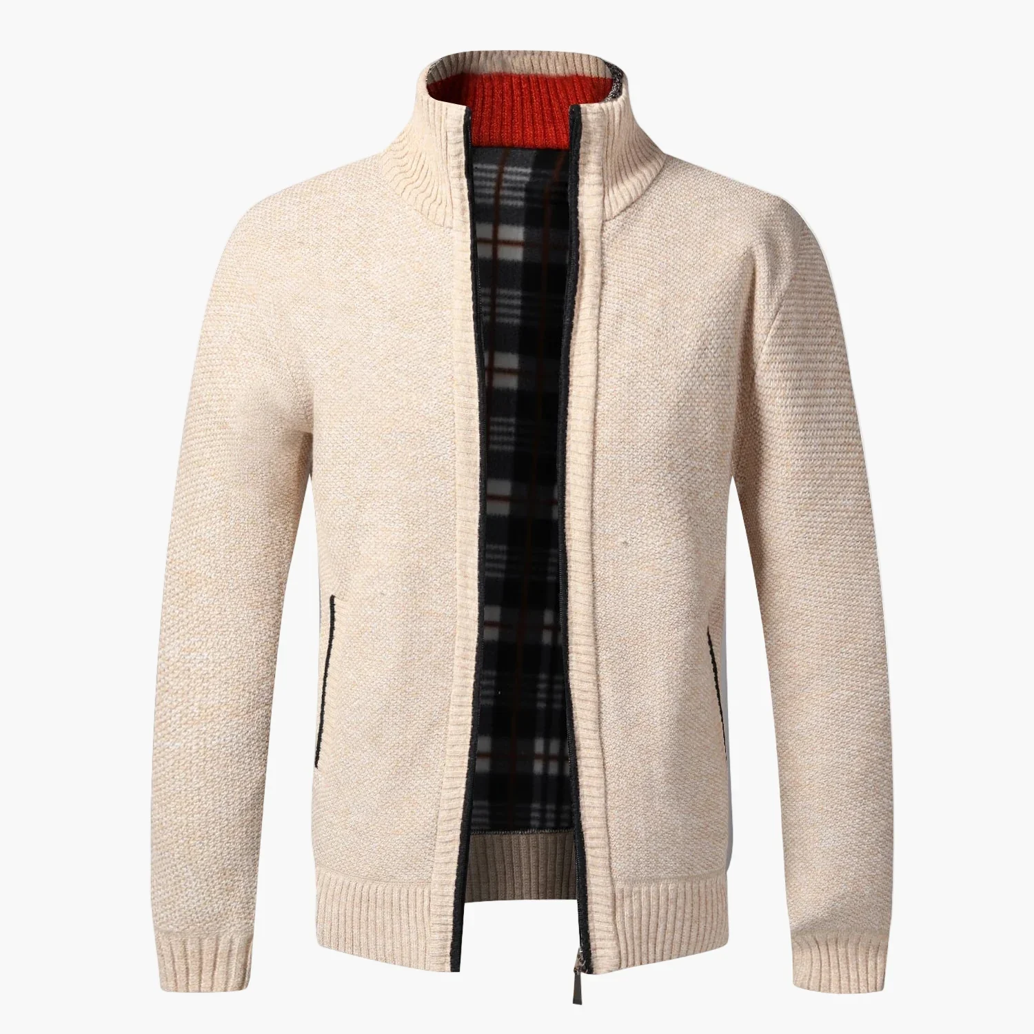 Gilet homme style décontracté à fermeture zippée pour l’automne et l’hiver - Image 3