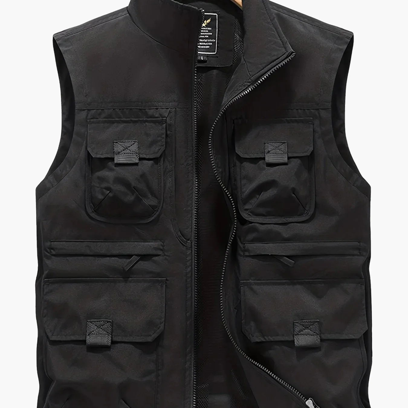 Gilet utilitaire sans manches pour homme style décontracté outdoor à poches multiples - Image 11