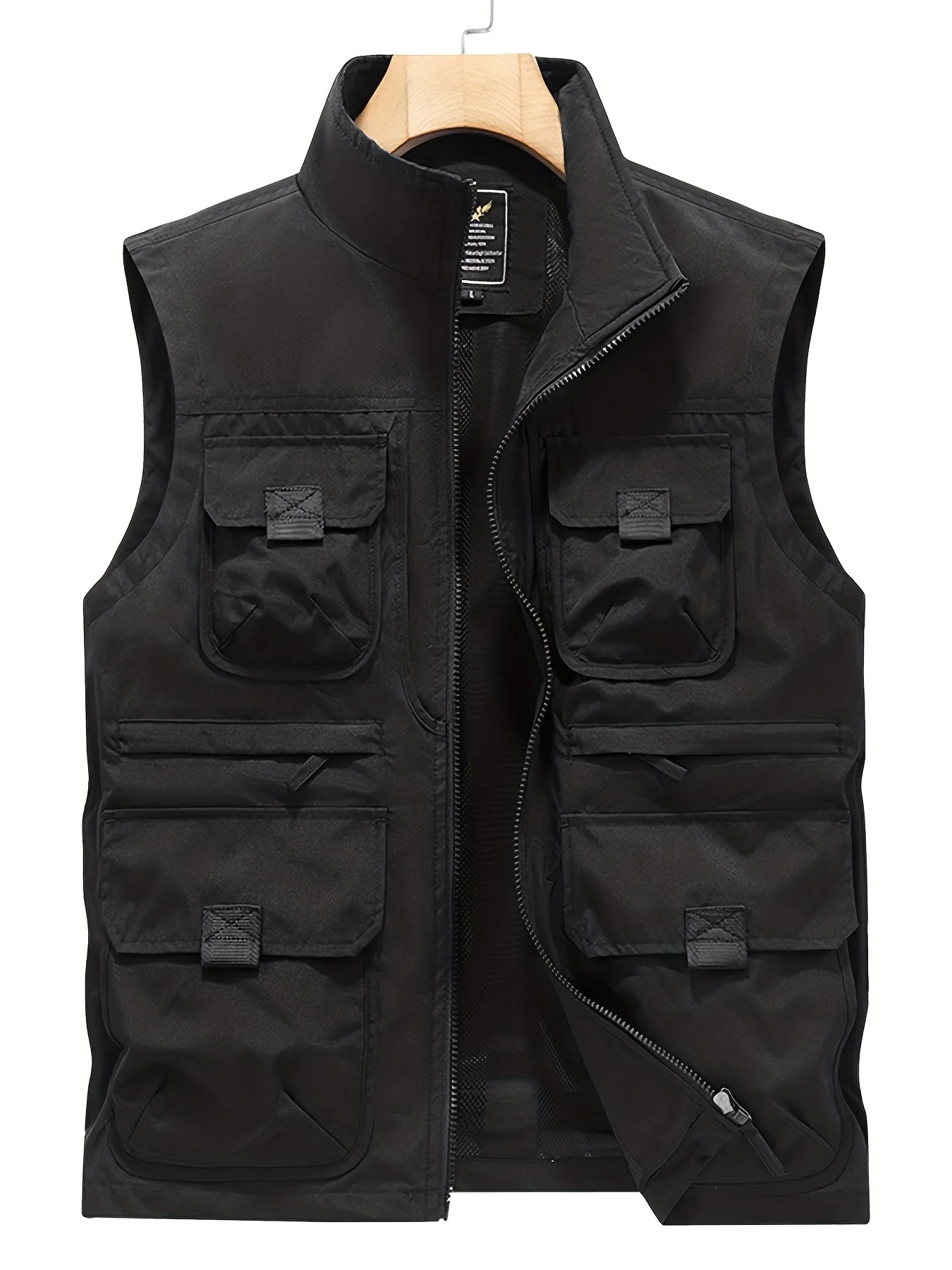 Gilet utilitaire sans manches pour homme style décontracté outdoor à poches multiples - Image 2
