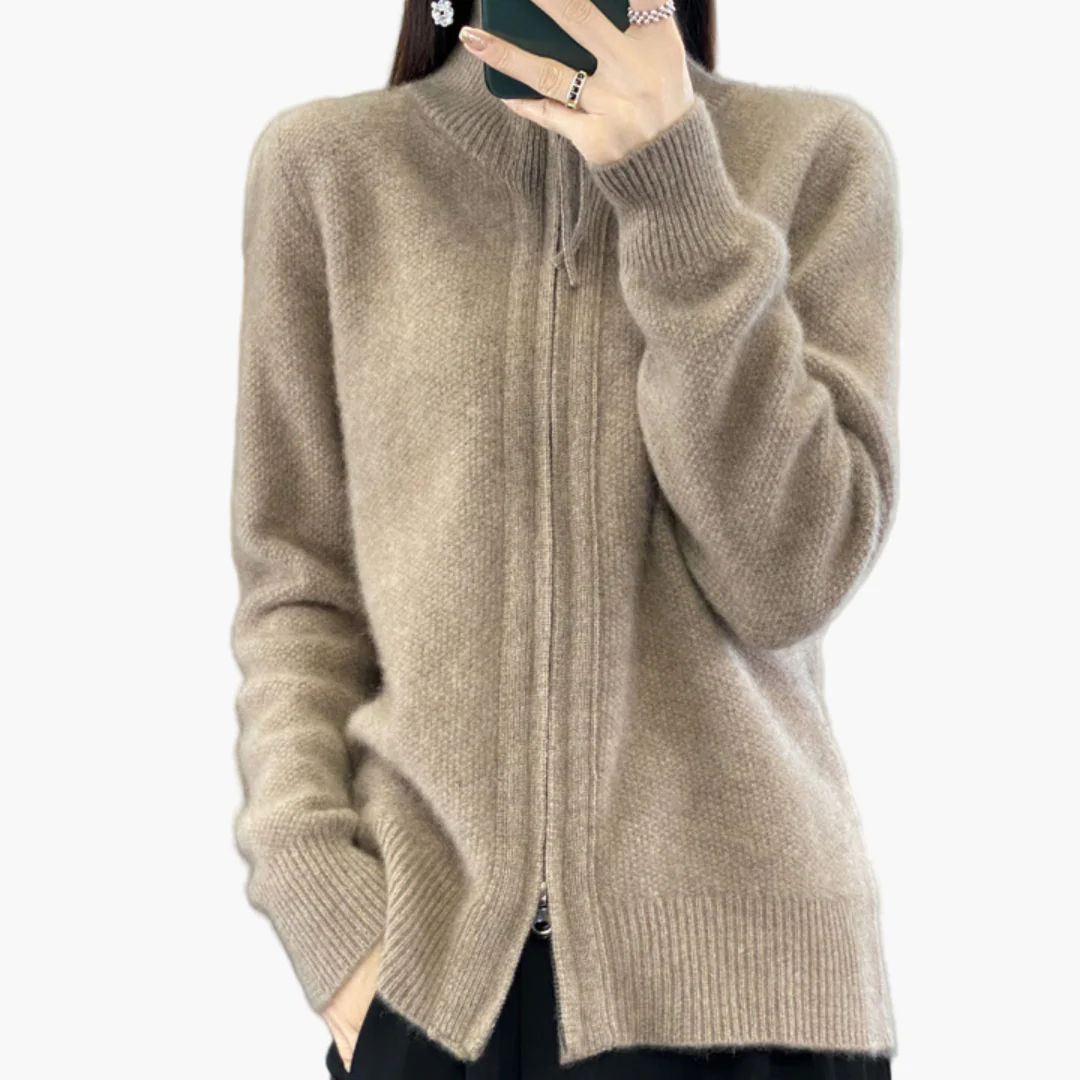 Gilet zippé femme style décontracté élégant pour toutes occasions - Image 3