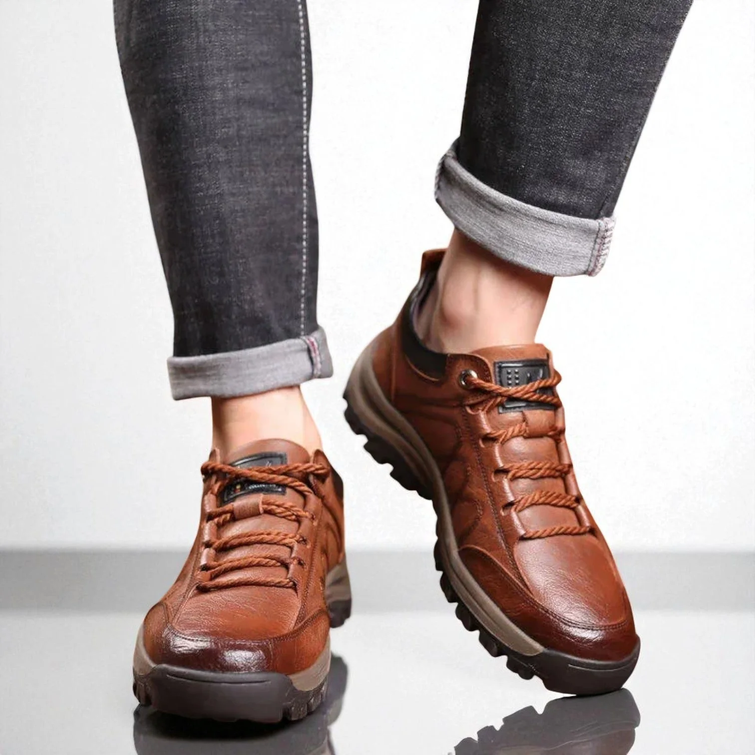 Chaussures de randonnée antidérapantes pour homme – Imperméables et confortables pour marche et outdoor - Image 2