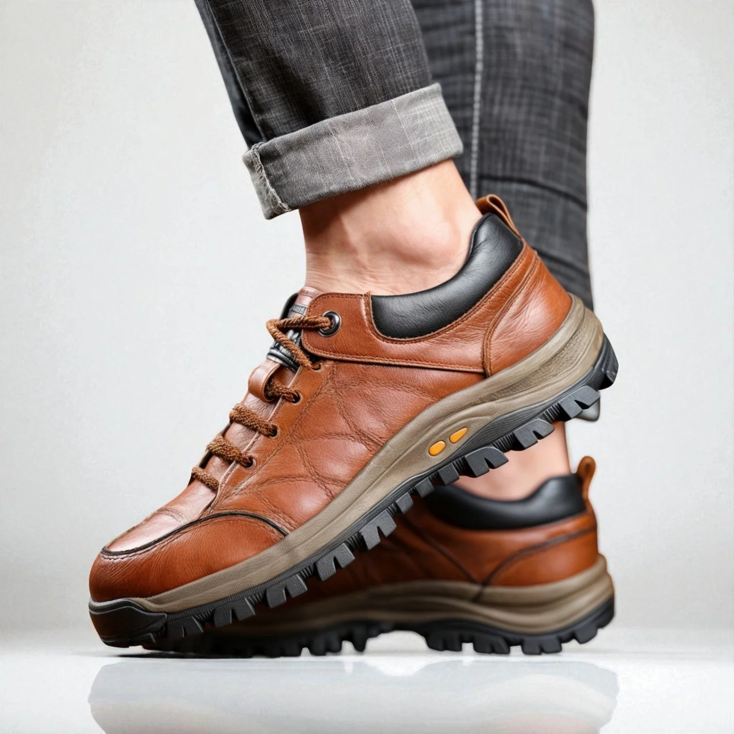 Chaussures de randonnée antidérapantes pour homme – Imperméables et confortables pour marche et outdoor - Image 4
