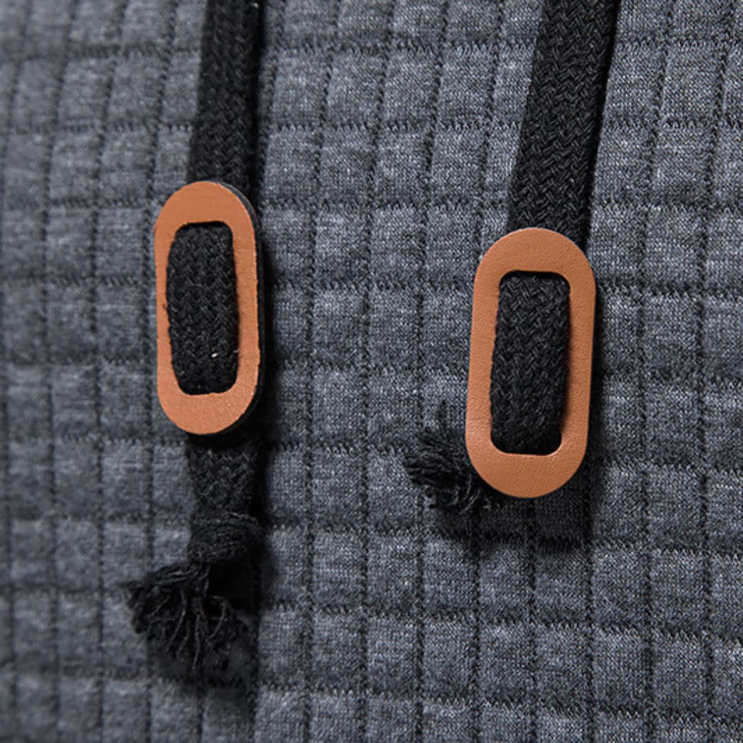 Hoodie à Capuche Homme Style Décontracté Motif Carreaux – Confort Moderne pour Tous les Jours - Image 11