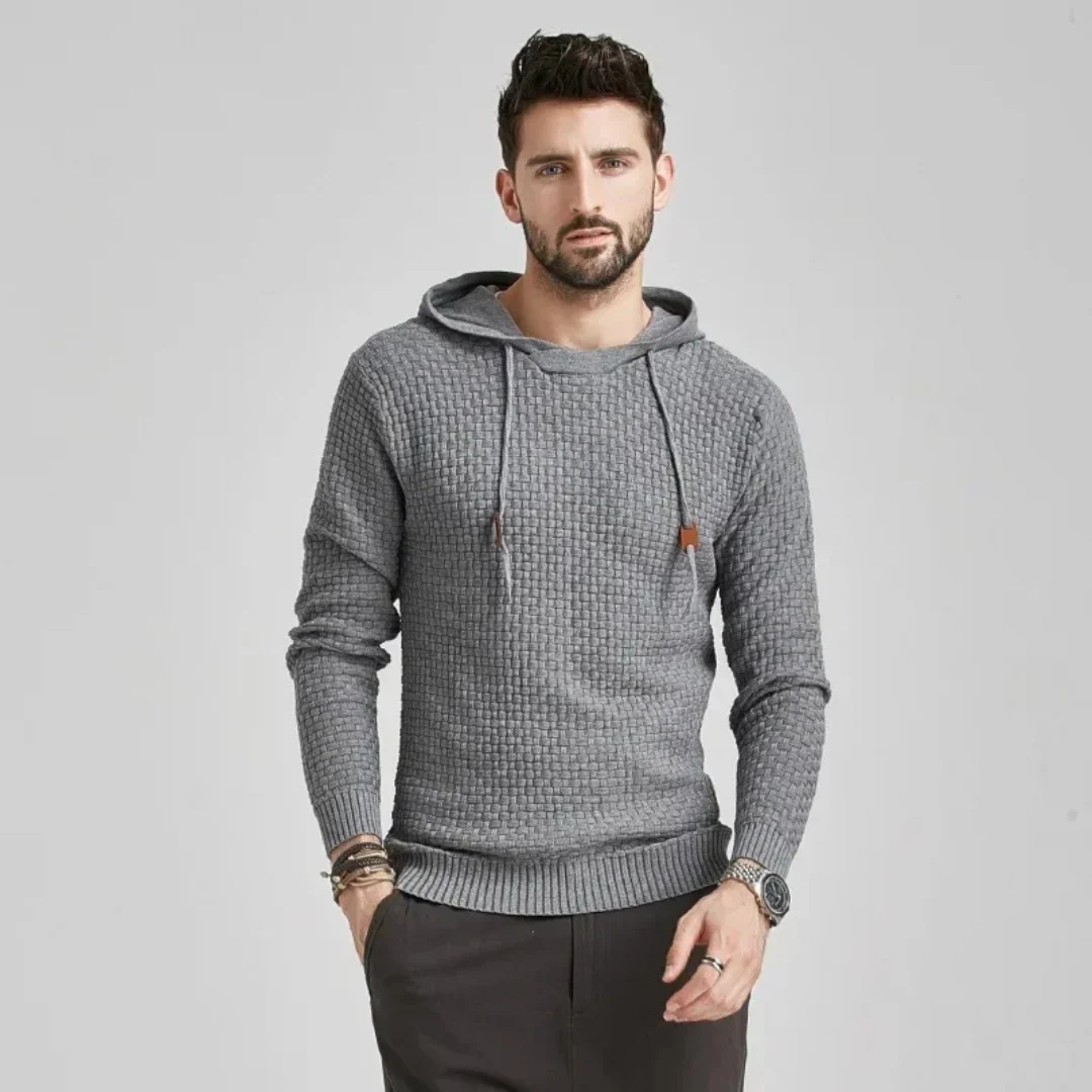 Hoodie à Capuche Homme Style Décontracté Motif Carreaux – Confort Moderne pour Tous les Jours - Image 12