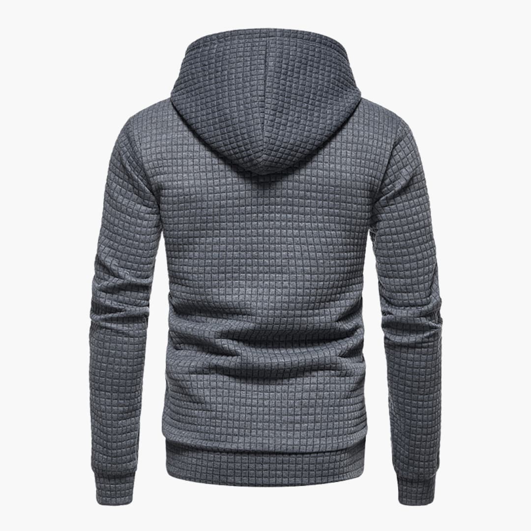 Hoodie à Capuche Homme Style Décontracté Motif Carreaux – Confort Moderne pour Tous les Jours - Image 15