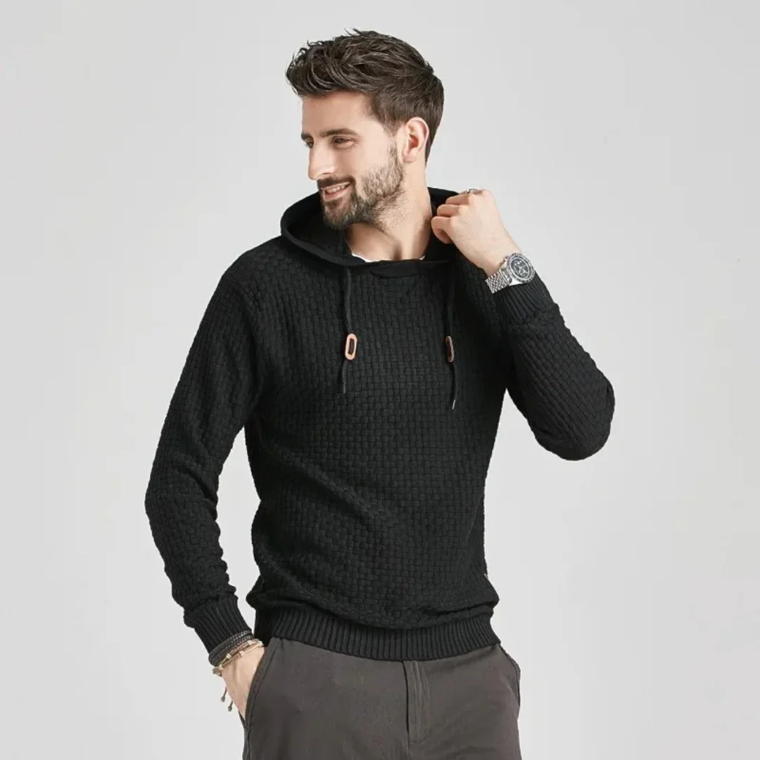 Hoodie à Capuche Homme Style Décontracté Motif Carreaux – Confort Moderne pour Tous les Jours - Image 5
