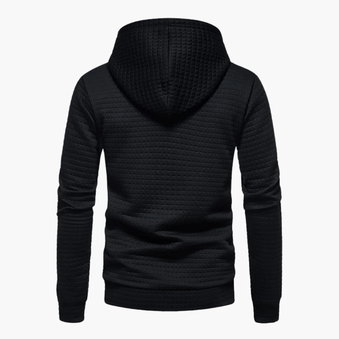Hoodie à Capuche Homme Style Décontracté Motif Carreaux – Confort Moderne pour Tous les Jours - Image 6