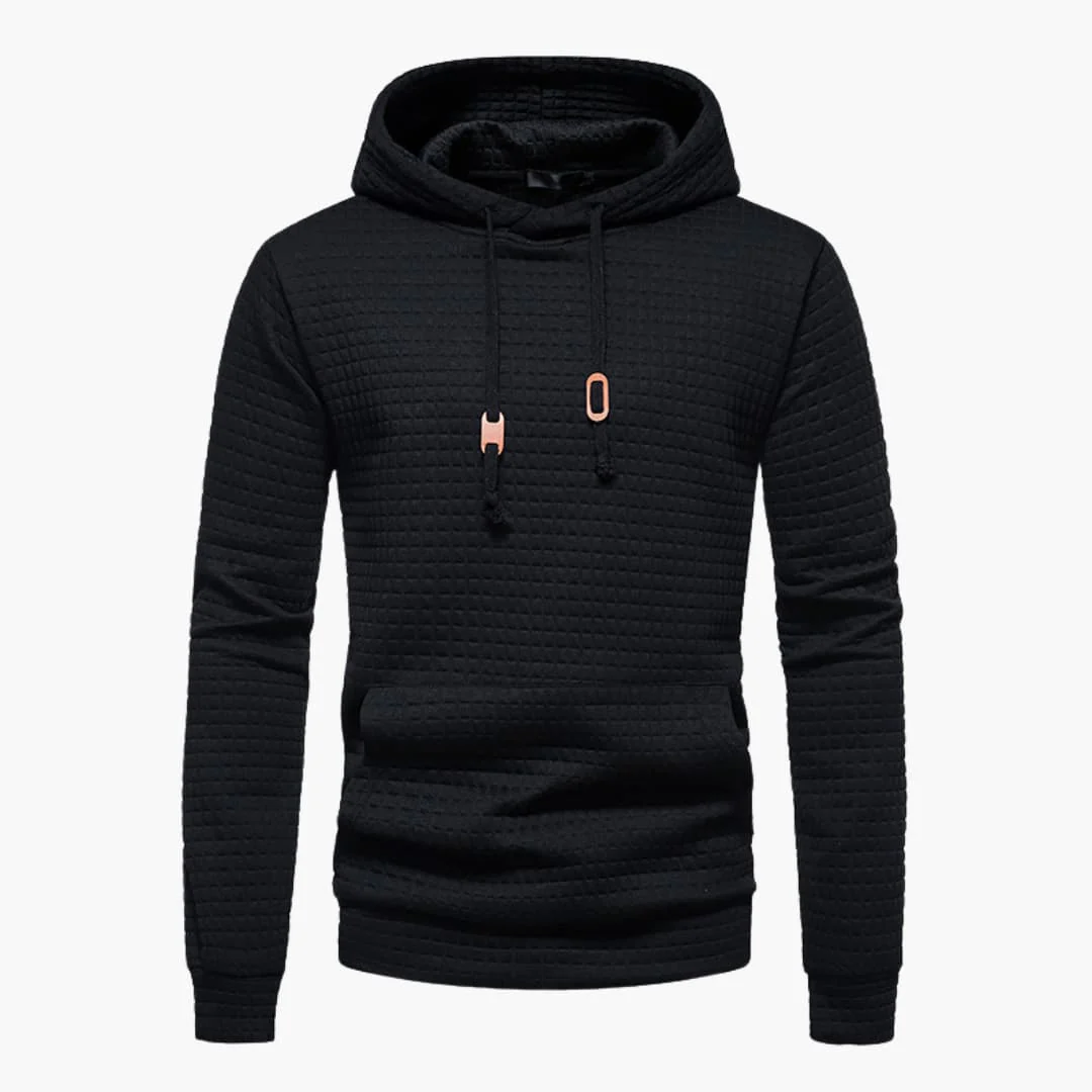 Hoodie à Capuche Homme Style Décontracté Motif Carreaux – Confort Moderne pour Tous les Jours - Image 7