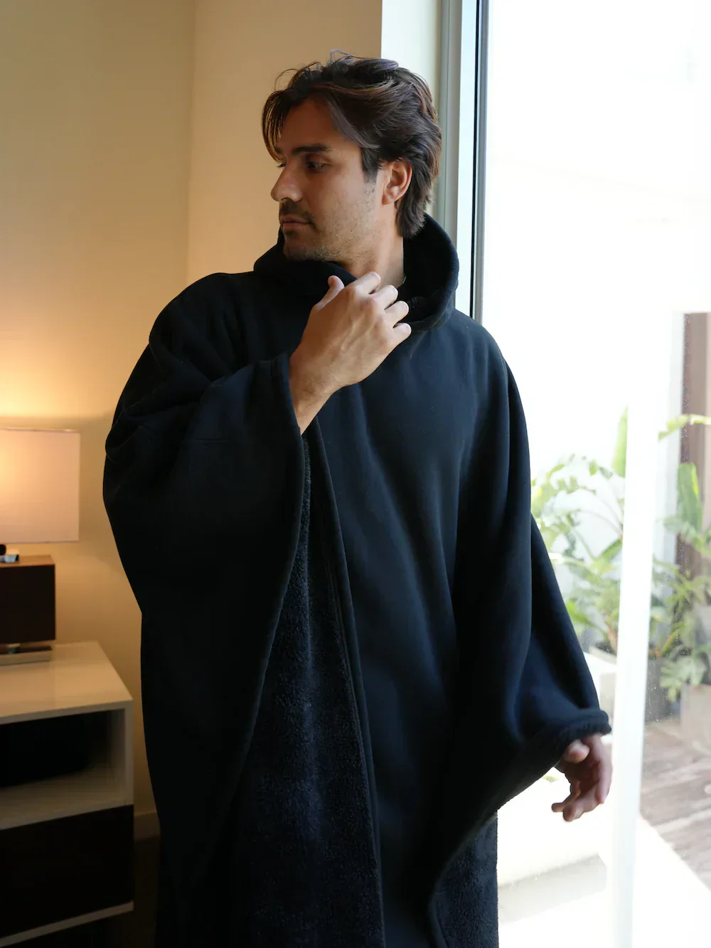 Hoodie Plaid Oversize Style Cocooning pour Femme – Confort Douillet à la Maison ou en Détente - Image 5