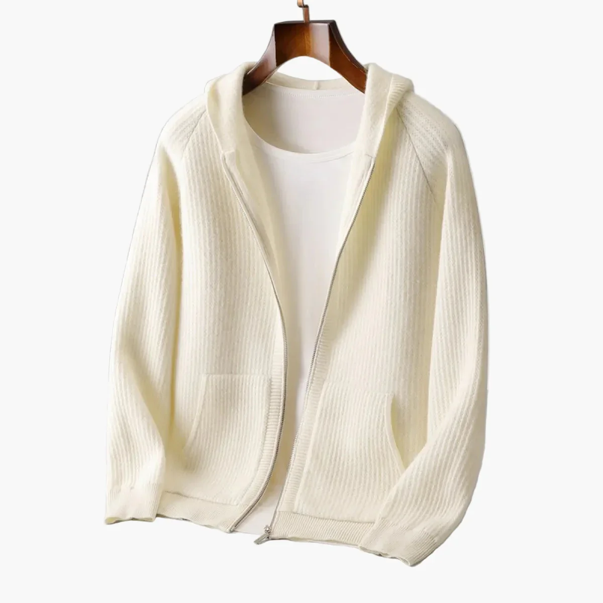 Hoodie zippé homme style casual chic pour usage quotidien - Image 3