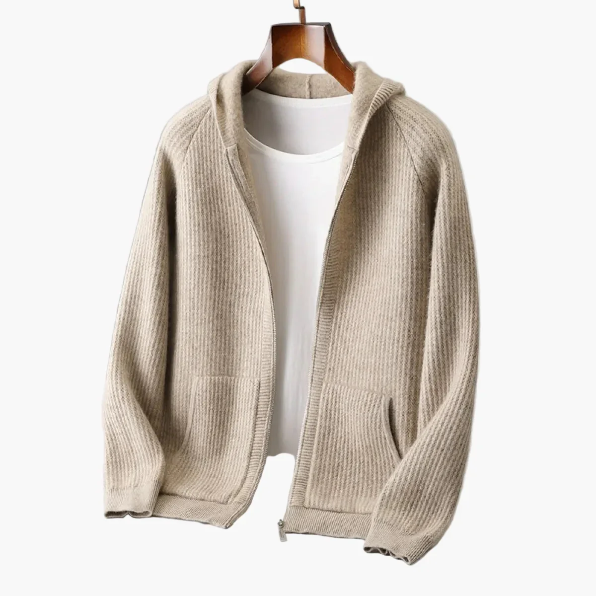 Hoodie zippé homme style casual chic pour usage quotidien - Image 4