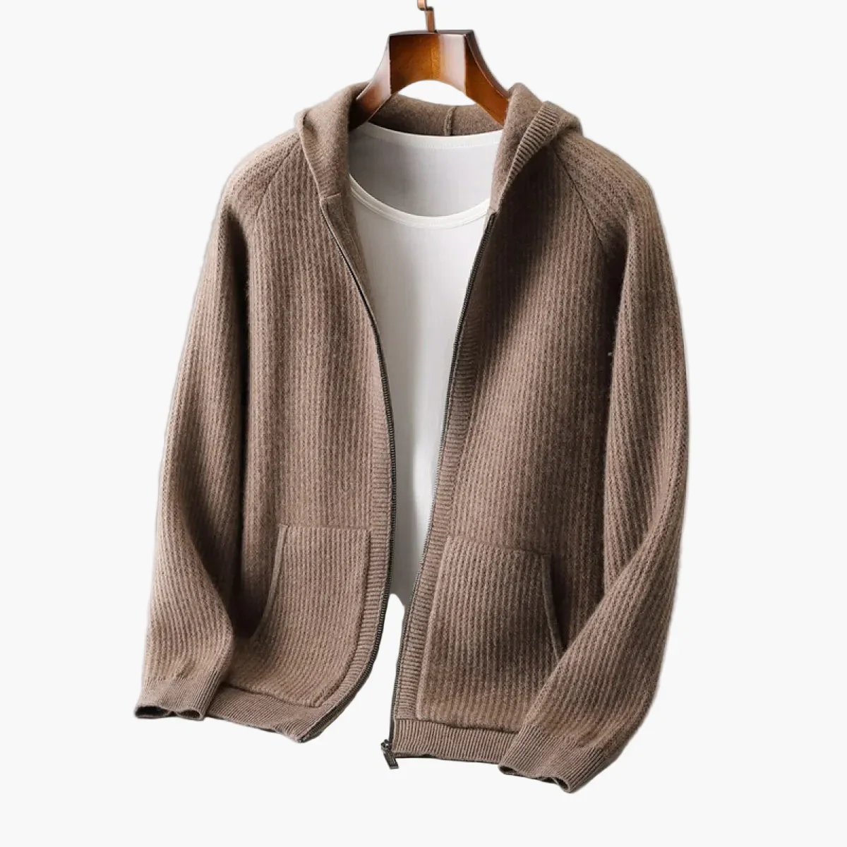 Hoodie zippé homme style casual chic pour usage quotidien - Image 5