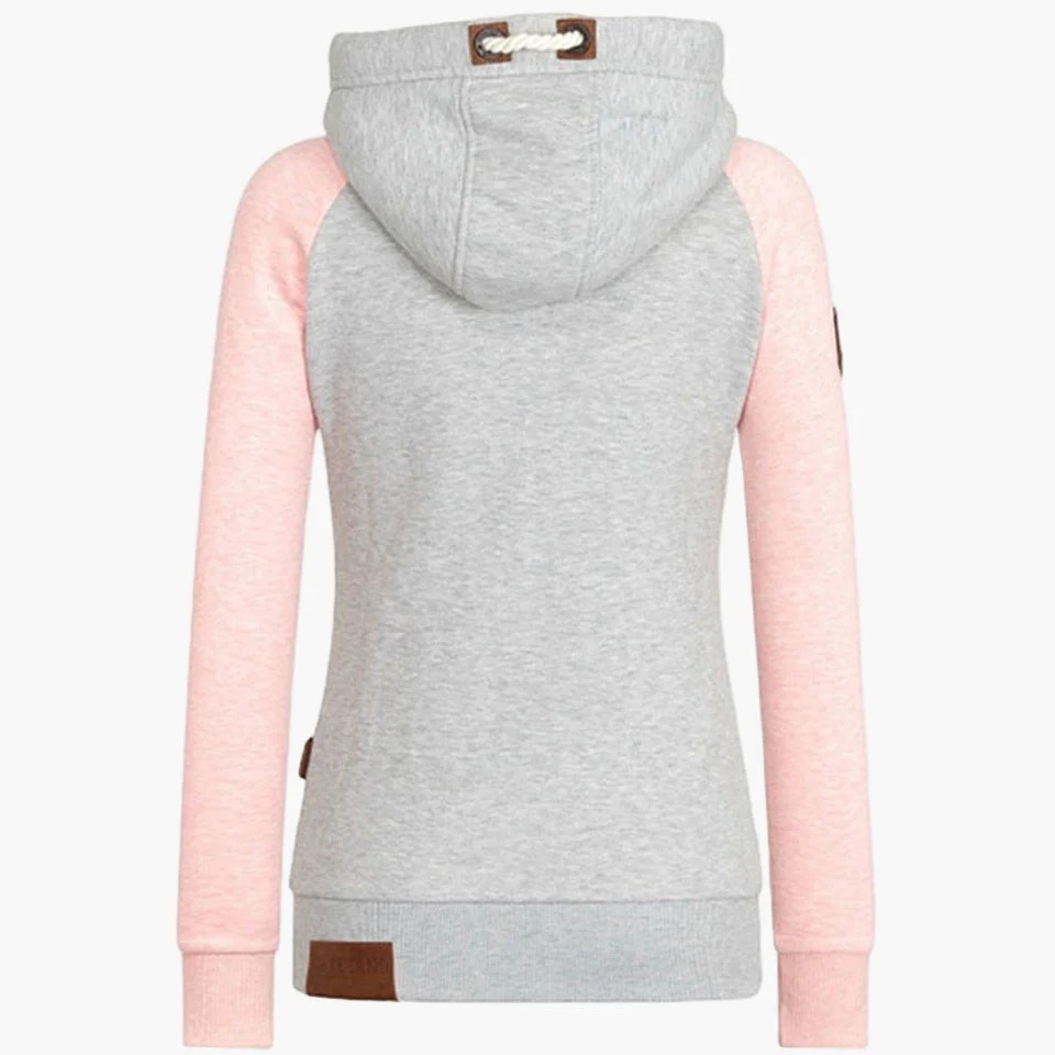 Hoodie zippée décontractée pour femme – Style urbain, idéale pour toutes saisons - Image 4