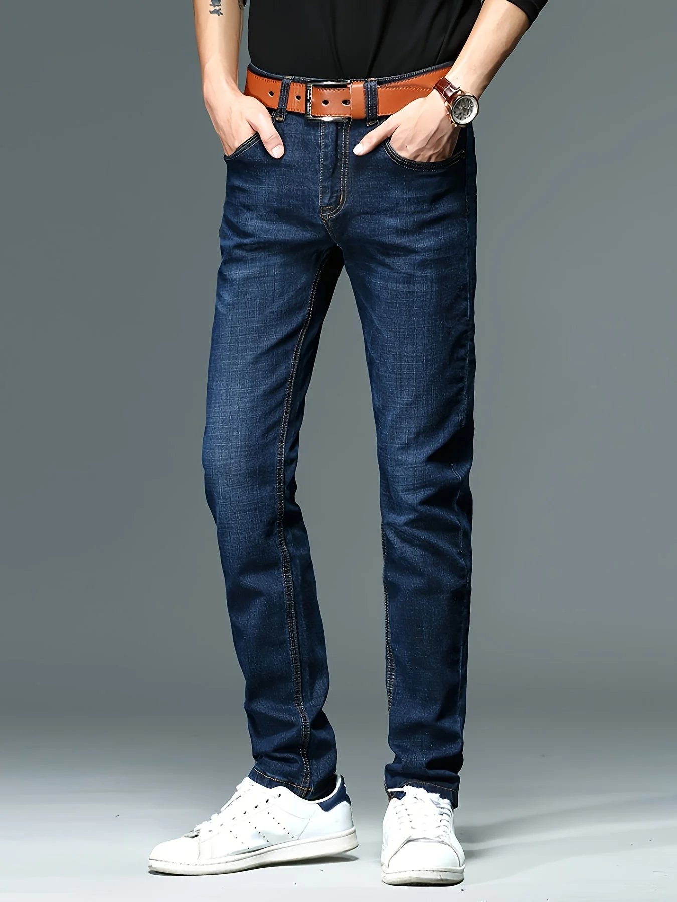 Jean Décontracté Homme Style Moderne Pour Usage Quotidien et Week-ends - Image 2