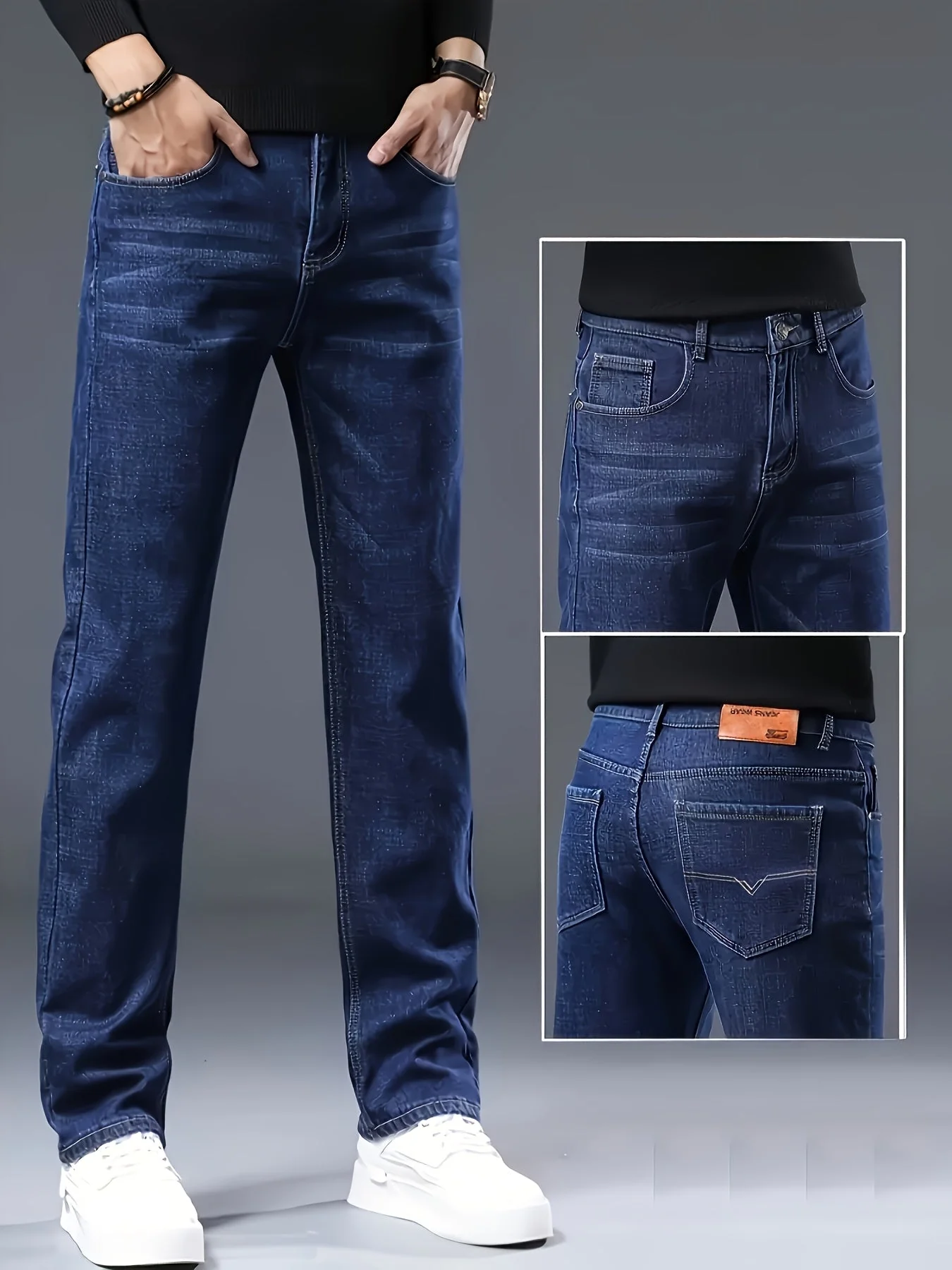 Jean Décontracté Homme Style Moderne Pour Usage Quotidien et Week-ends - Image 5