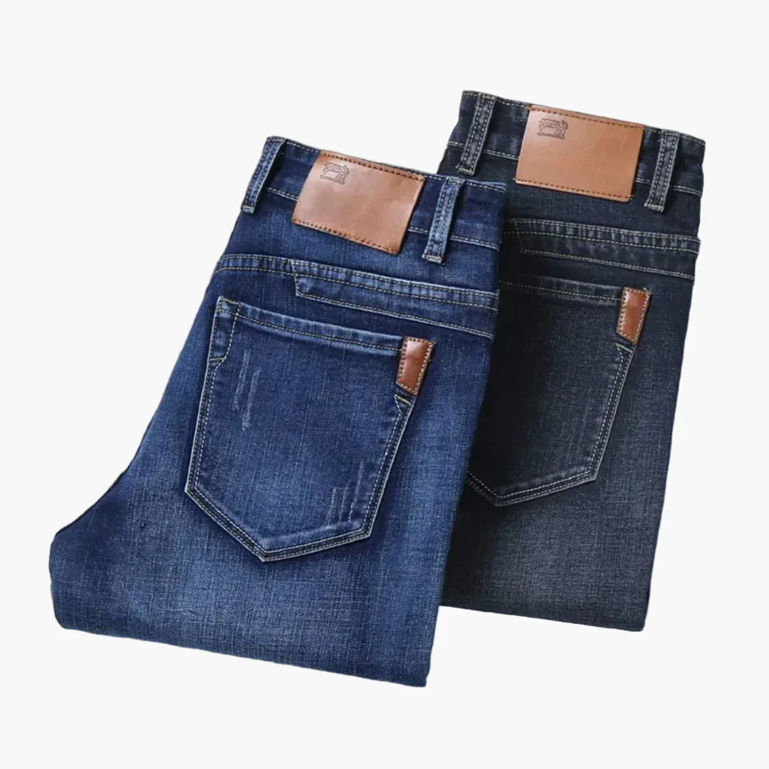 Jean Slim Classique Homme Style Voyageur Confort Extensible - Image 5