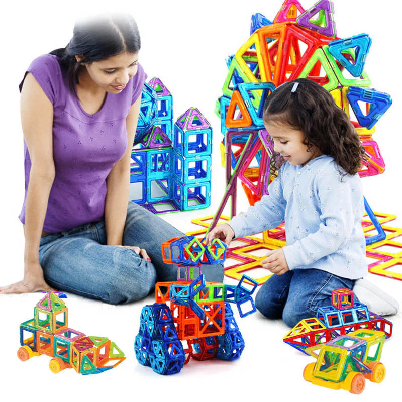Jeu de Construction Magnétique Éducatif pour Enfants – Blocs Créatifs STEM - Image 4