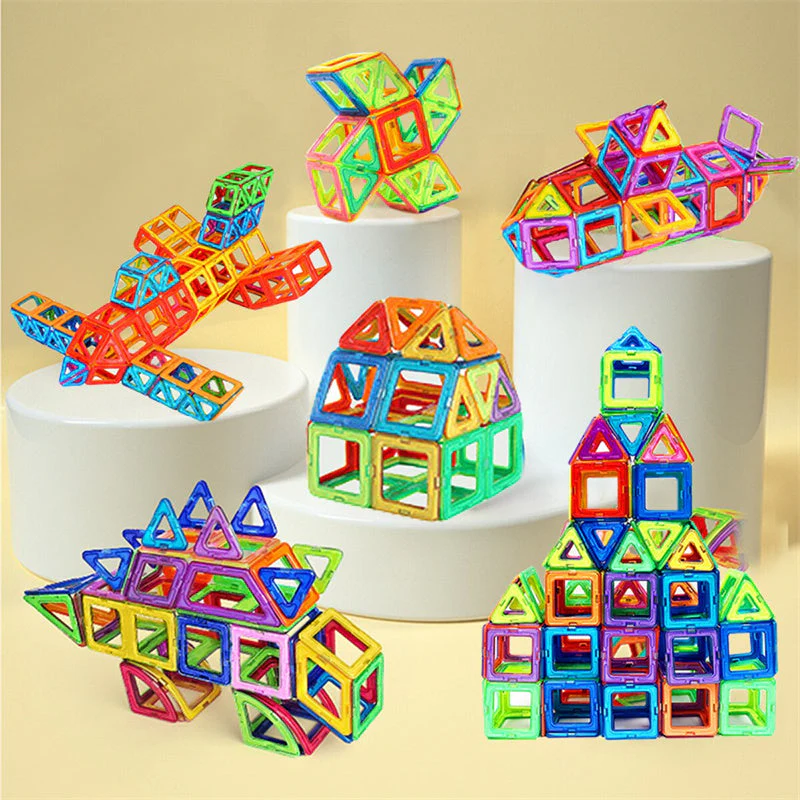 Jeu de Construction Magnétique Éducatif pour Enfants – Blocs Créatifs STEM - Image 5