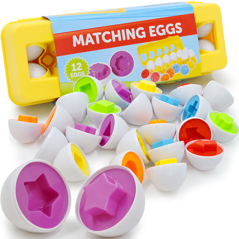 Jeu Éducatif Œufs de Tri – Formes & Chiffres pour Enfants - Image 3