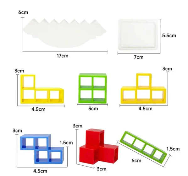 Jeu d'Équilibre de Blocs de Construction pour Enfants et Adultes – Jeu Éducatif et Ludique d’Adresse et d’Empilement - Image 10