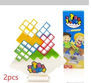 Jeu d'Équilibre de Blocs de Construction pour Enfants et Adultes – Jeu Éducatif et Ludique d’Adresse et d’Empilement - Image 13
