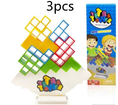 Jeu d'Équilibre de Blocs de Construction pour Enfants et Adultes – Jeu Éducatif et Ludique d’Adresse et d’Empilement - Image 17