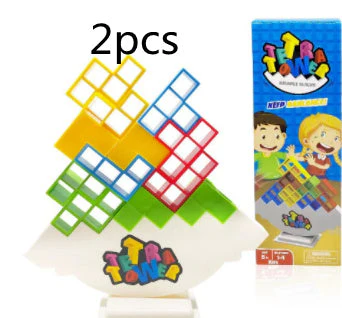 Jeu d'Équilibre de Blocs de Construction pour Enfants et Adultes – Jeu Éducatif et Ludique d’Adresse et d’Empilement - Image 18