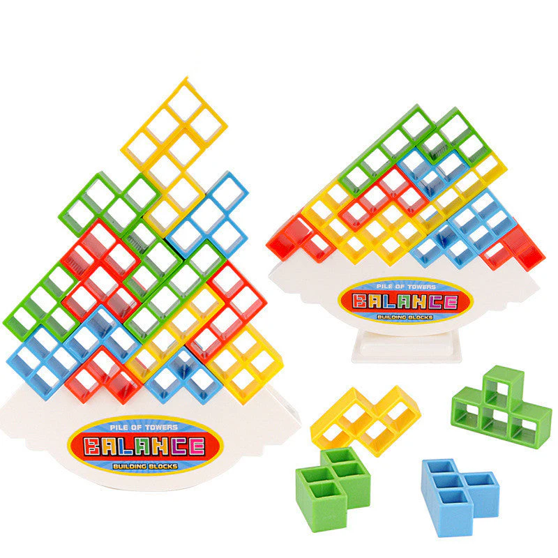 Jeu d'Équilibre de Blocs de Construction pour Enfants et Adultes – Jeu Éducatif et Ludique d’Adresse et d’Empilement - Image 5