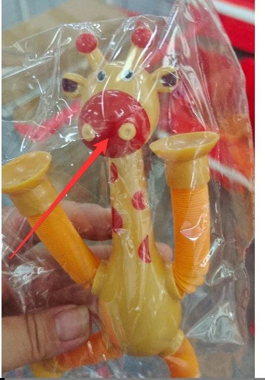 Jouet Girafe Télescopique à Ventouse pour Bébé et Enfant – Jouet Éducatif et Sensoriel Ludique - Image 13