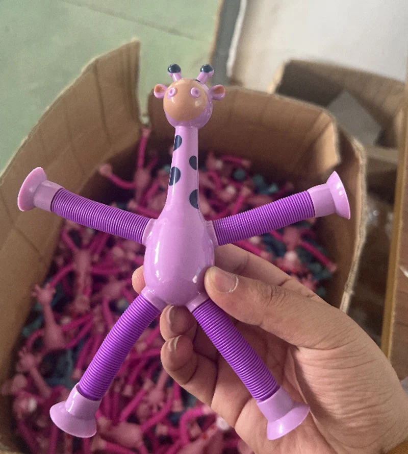 Jouet Girafe Télescopique à Ventouse pour Bébé et Enfant – Jouet Éducatif et Sensoriel Ludique - Image 14