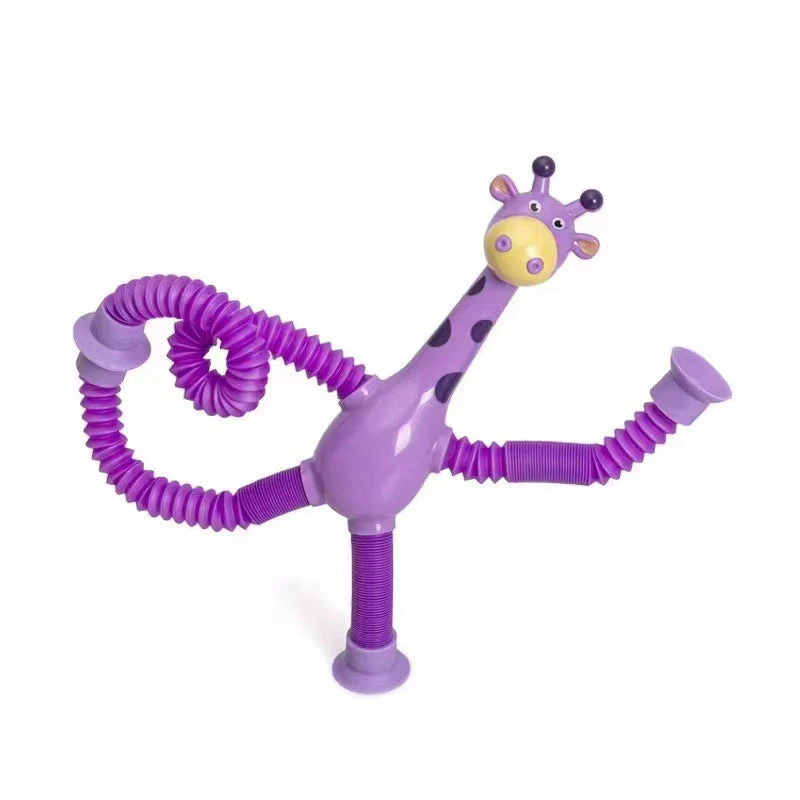 Jouet Girafe Télescopique à Ventouse pour Bébé et Enfant – Jouet Éducatif et Sensoriel Ludique - Image 8