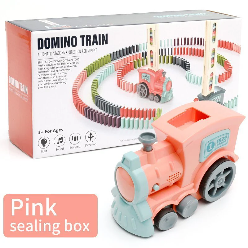 Jouet Train Domino Automatique pour Enfants – Développement de l’Imagination et Coordination - Image 11