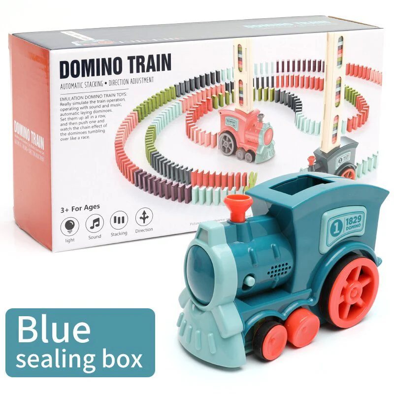 Jouet Train Domino Automatique pour Enfants – Développement de l’Imagination et Coordination - Image 12