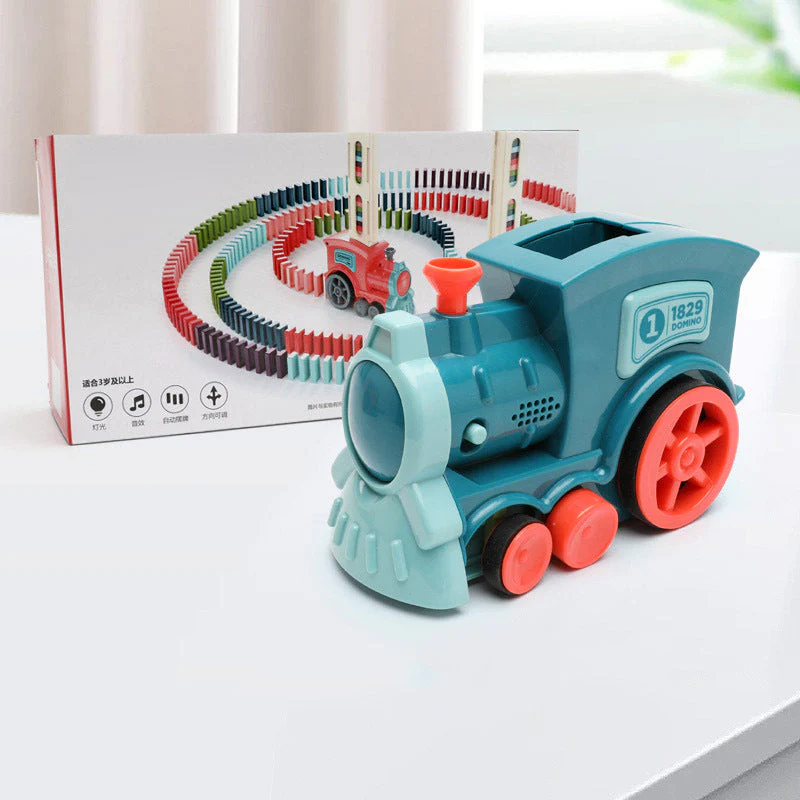 Jouet Train Domino Automatique pour Enfants – Développement de l’Imagination et Coordination - Image 5