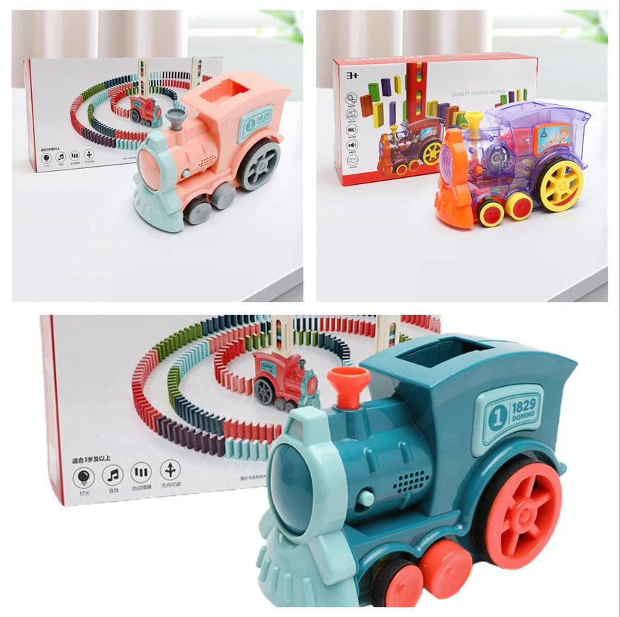 Jouet Train Domino Automatique pour Enfants – Développement de l’Imagination et Coordination - Image 6