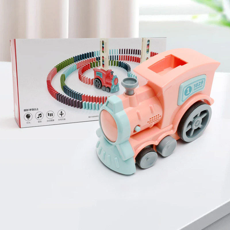 Jouet Train Domino Automatique pour Enfants – Développement de l’Imagination et Coordination - Image 7