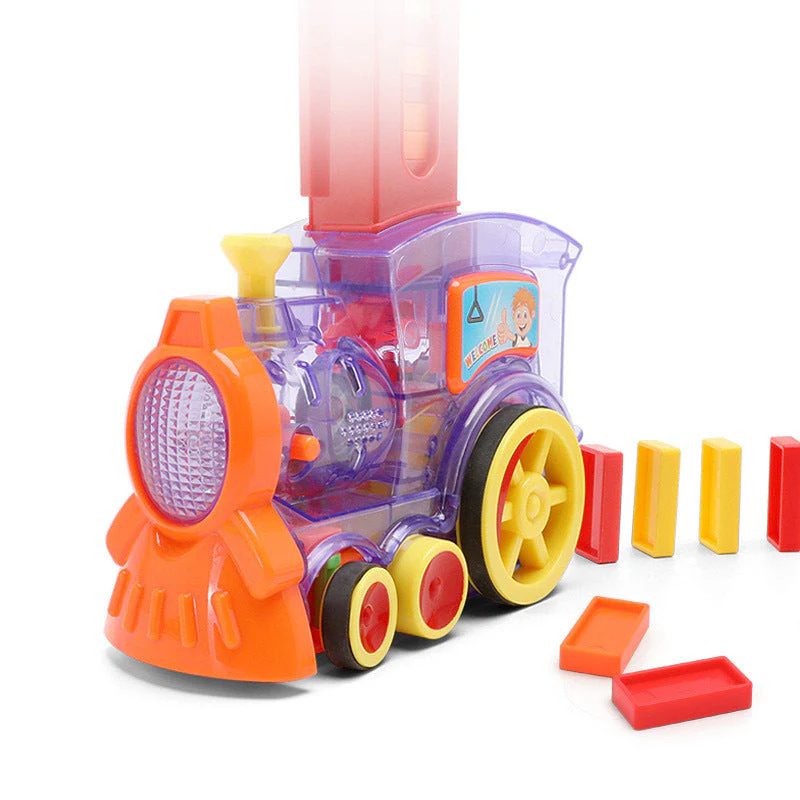Jouet Train Domino Automatique pour Enfants – Développement de l’Imagination et Coordination - Image 9